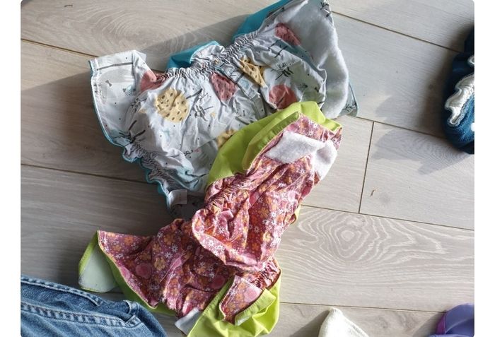 22 couches lavables + insert + voiles + sac à couche - photo numéro 4