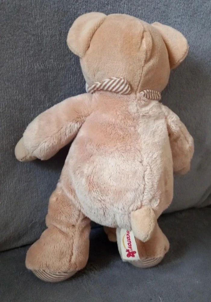 Doudou peluche ours et son petit Nicotoy - photo numéro 3