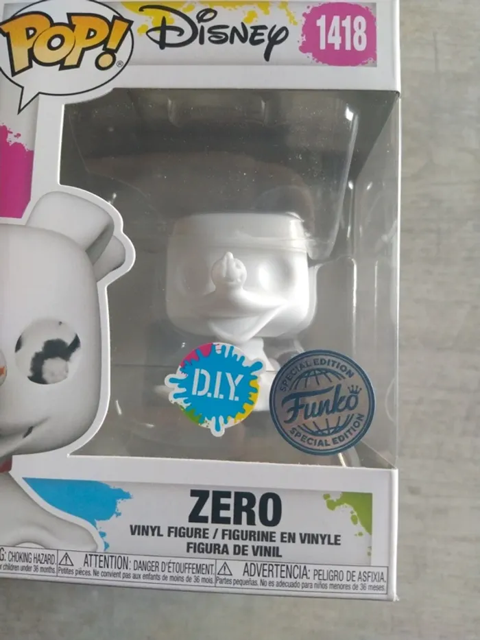 Figurine zéro pop funko diy blanc - photo numéro 2