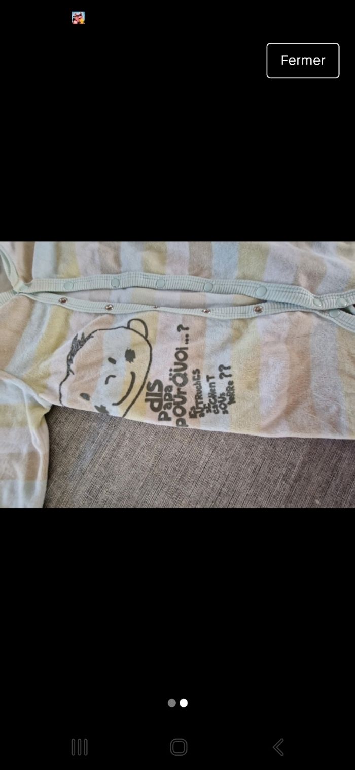 Pyjamas 12mois - photo numéro 2