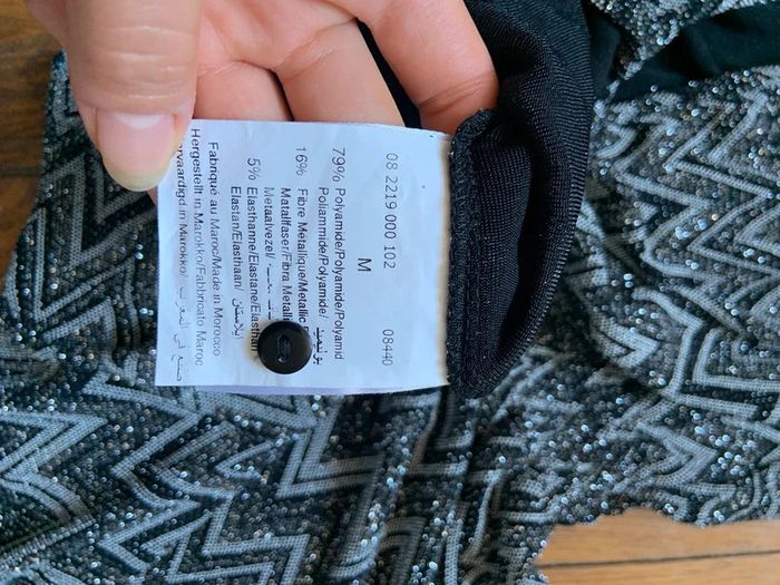 Combi short paillettes miss liberto taille m 38 - photo numéro 6