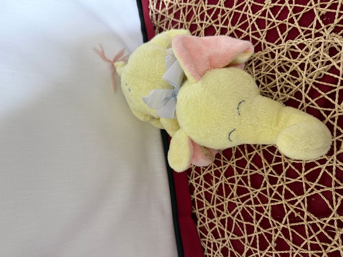 Doudou Cuddle Elephant Jaune Grelot