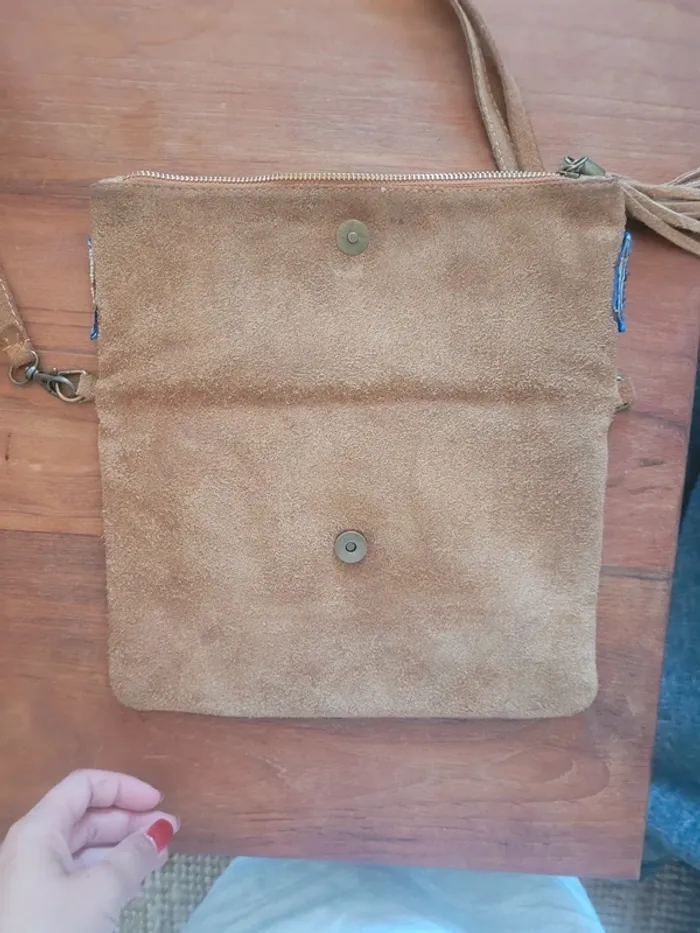 Sac à main bandoulière en daim Y2K - photo numéro 5