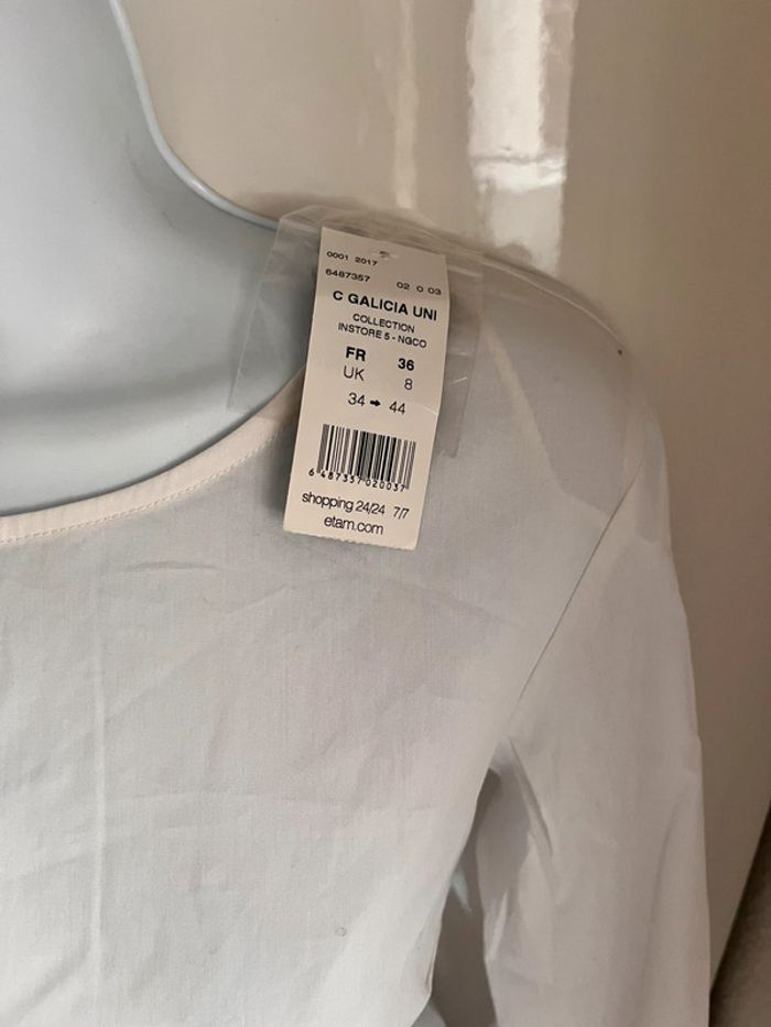 Blouse péplum etam taille s neuf - photo numéro 3