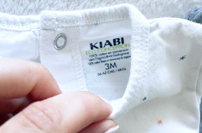 lots de 3 pyjama léger « Kiabi » T3 mois - photo numéro 2