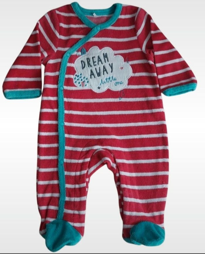 Lot de cinq Pyjamas bébé en 1 mois, de plusieurs marques - photo numéro 3