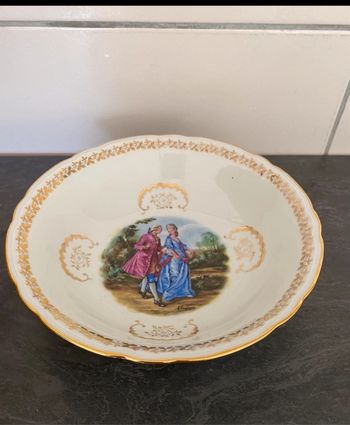 Saladier porcelaine de collection Berry