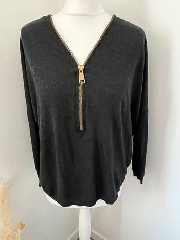 Pull gris Peace n’love M