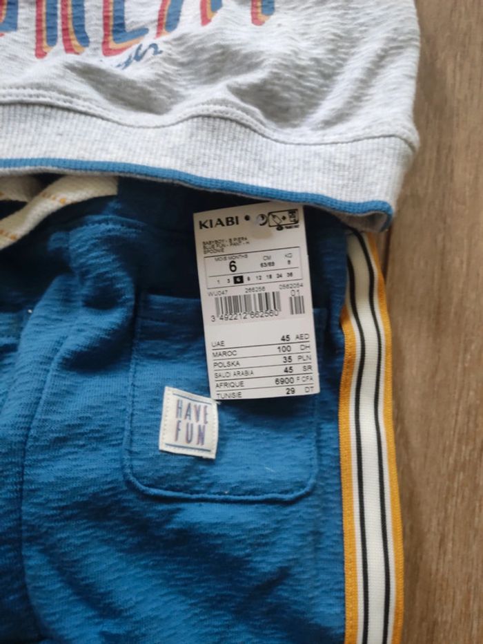 Ensemble jogging 6 mois garçon - photo numéro 3