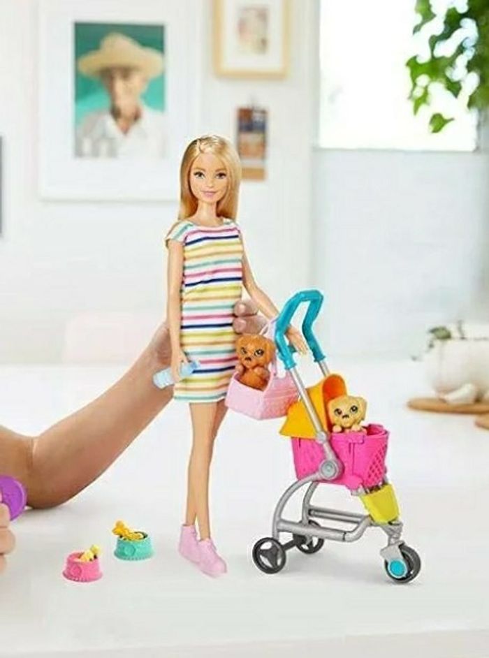 BARBIE PROMENADE DES CHIENS MATTEL - photo numéro 9