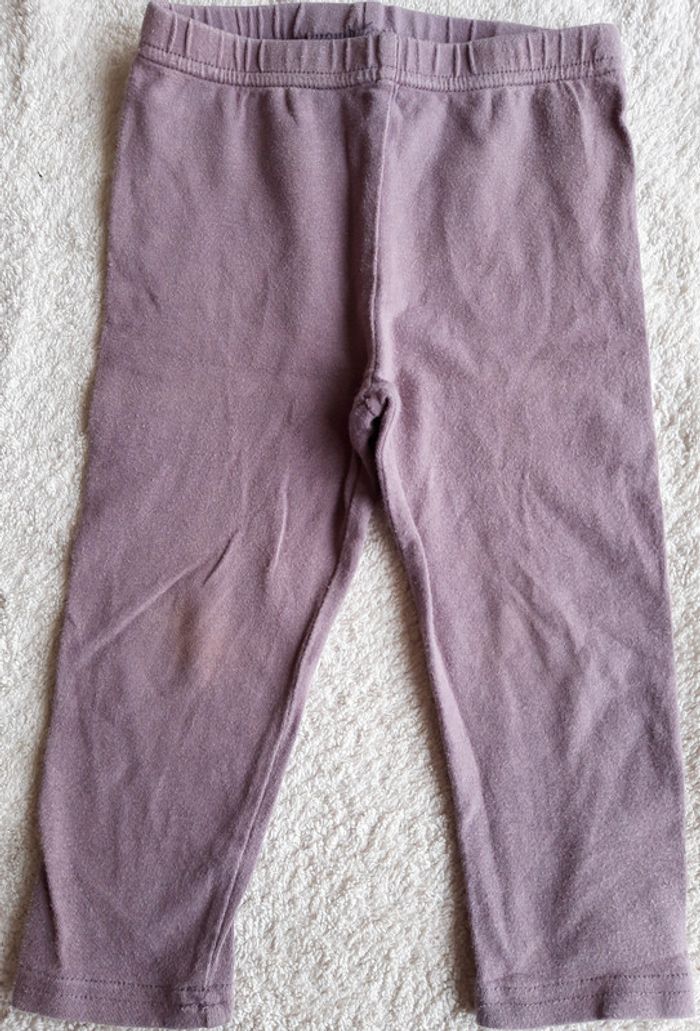 Legging lilas fille 18-24 mois