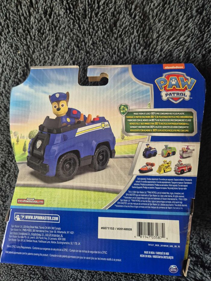 Véhicule avec Figurine Chase Paw Patrol Pat’Patrouille - photo numéro 3