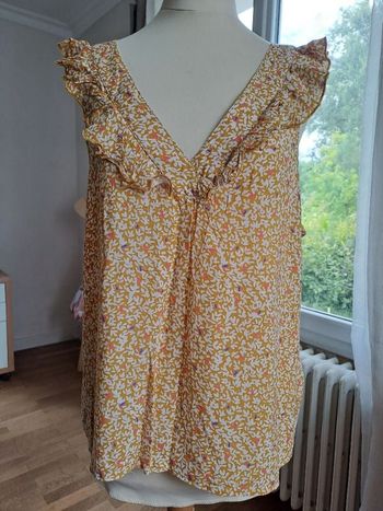 blouse jaune banc breal 46