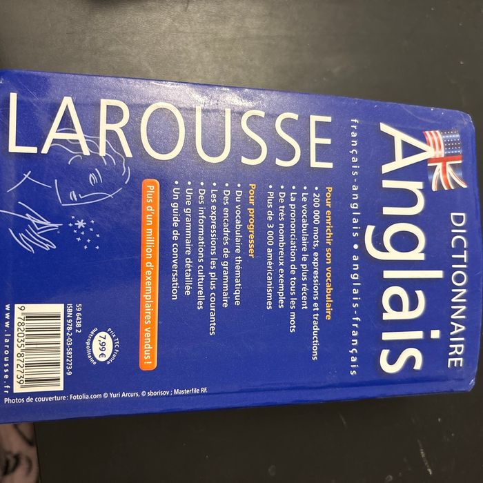 Dictionnaire Larousse français-anglais - photo numéro 2