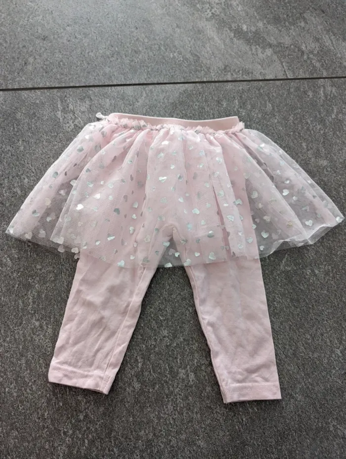 Legging jupe bébé fille 12/18 mois neuf