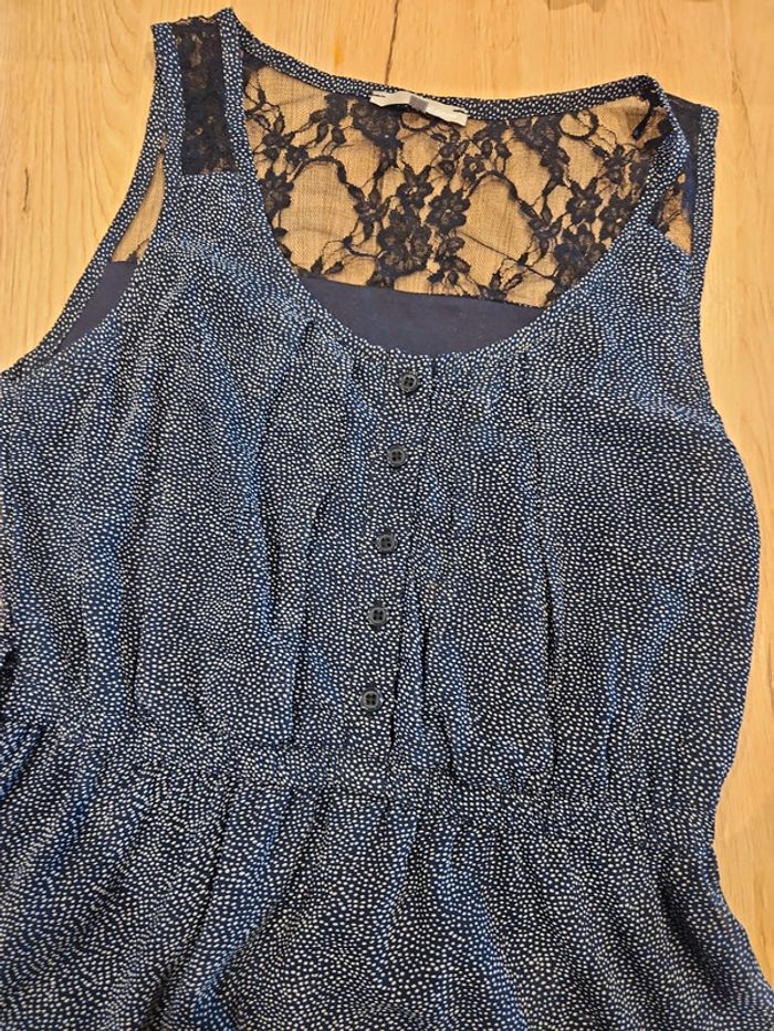 Robe évasée bleu marine - photo numéro 2
