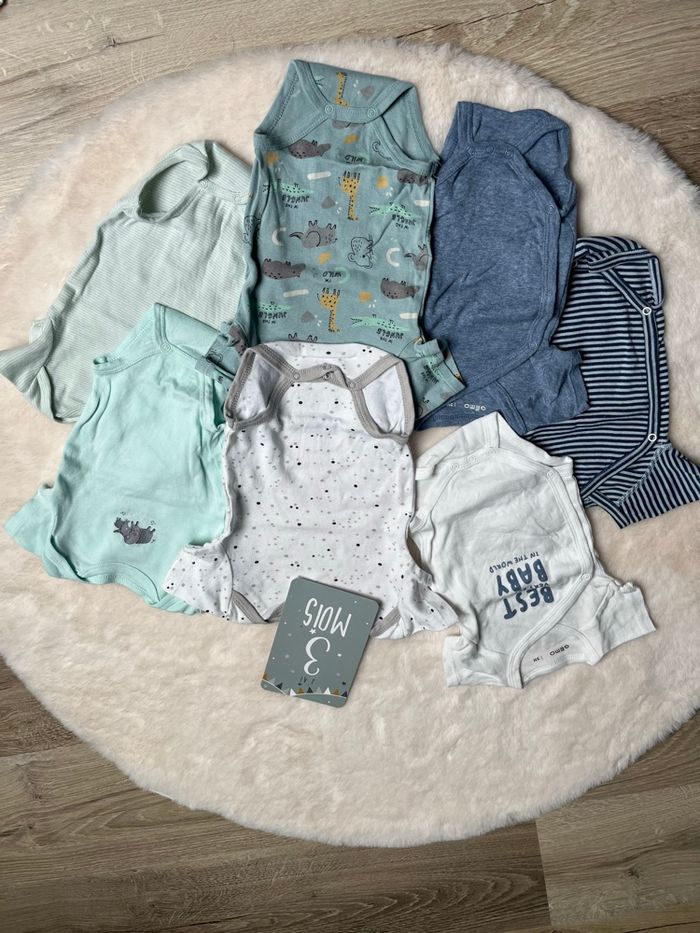 Lot de bodies été 3 mois - photo numéro 2