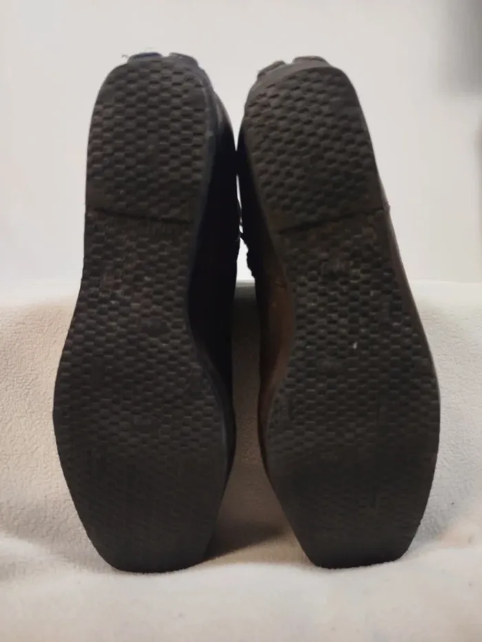 Bottes marron sans talon femme - Geox T 38 - photo numéro 14