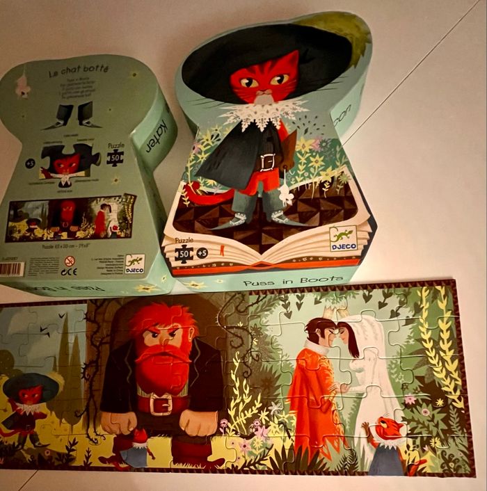 Puzzle Djeco le chat botté 50 pièces