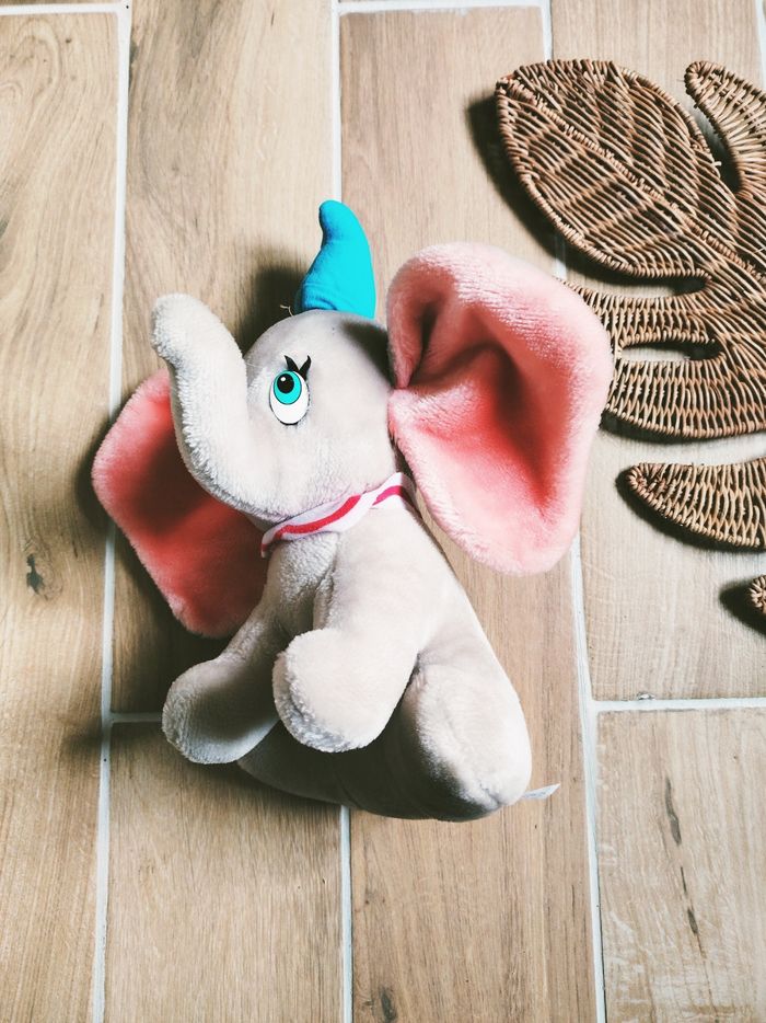 🐘 Peluche/ doudou Elephant Dumbo marque Euro Disney vintage - photo numéro 2