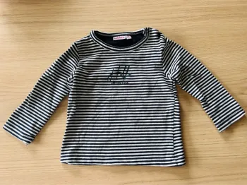 T shirt marinière manches longues