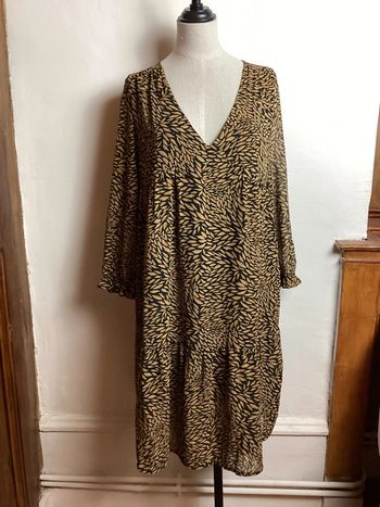 Robe noire et moutarde Lili&Lala 36