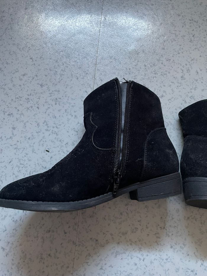 boots noire Creeks Pointure 33 - photo numéro 5