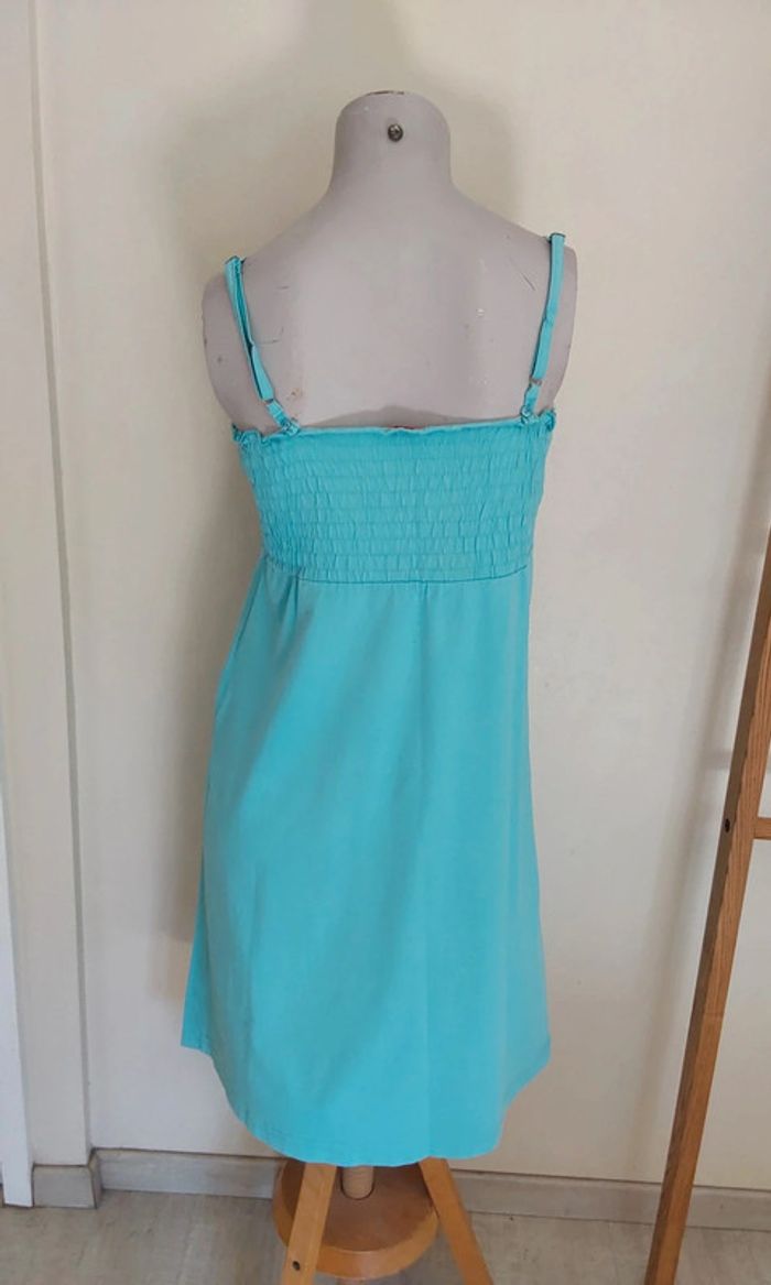 Robe bustier turquoise bretelles amovibles T 36 Edc Esprit - photo numéro 2