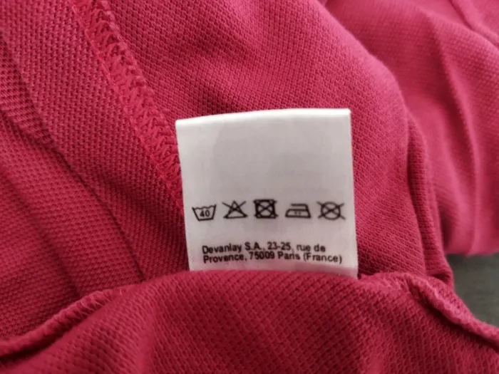Polo Lacoste femme édition limitée F8330 rose foncé / fushia - photo numéro 6