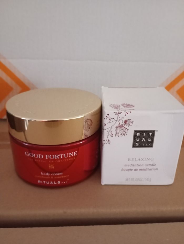 Bougie et crème corps 220ml good fortune