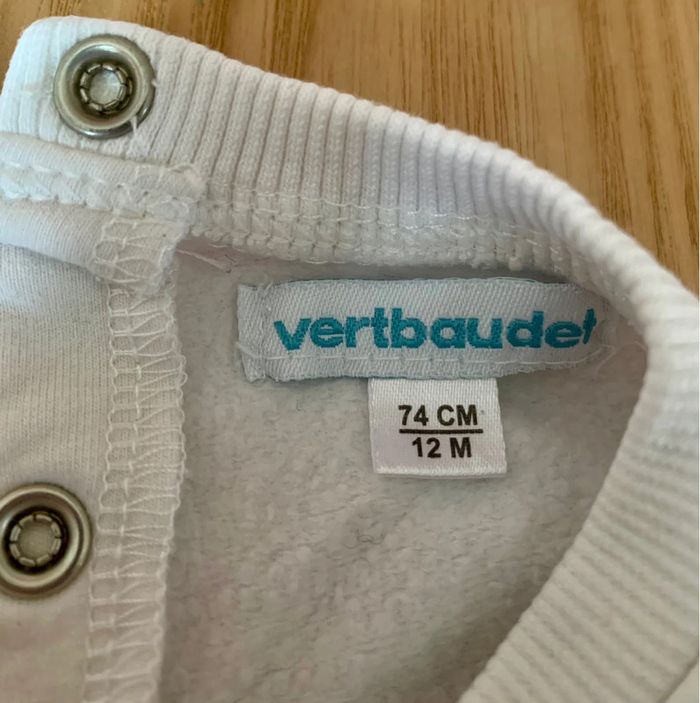 Sweatshirt 12 mois fille Vertbaudet - photo numéro 4