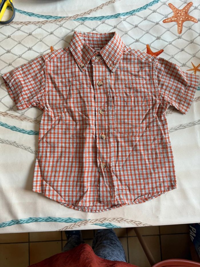 Chemise à carreaux