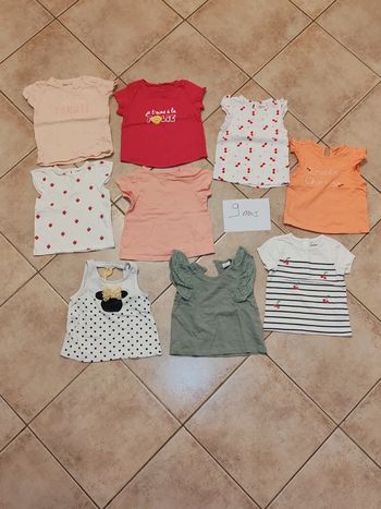 Lot de 9 t shirts