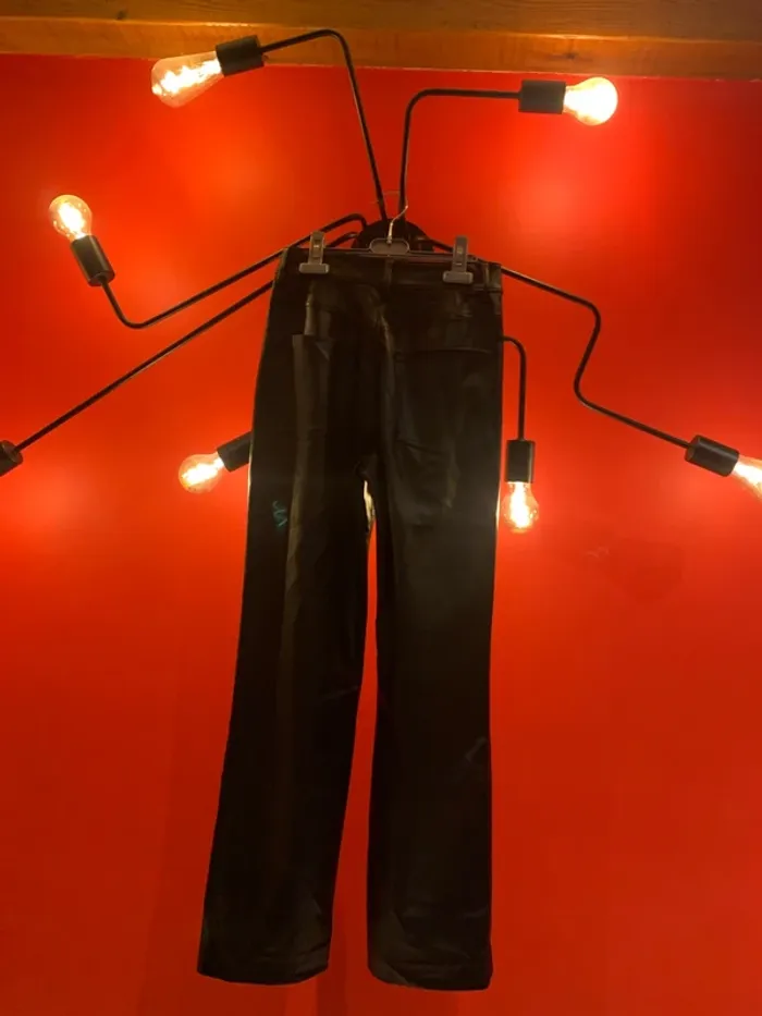 Pantalon femme simili cuir Zara - photo numéro 2