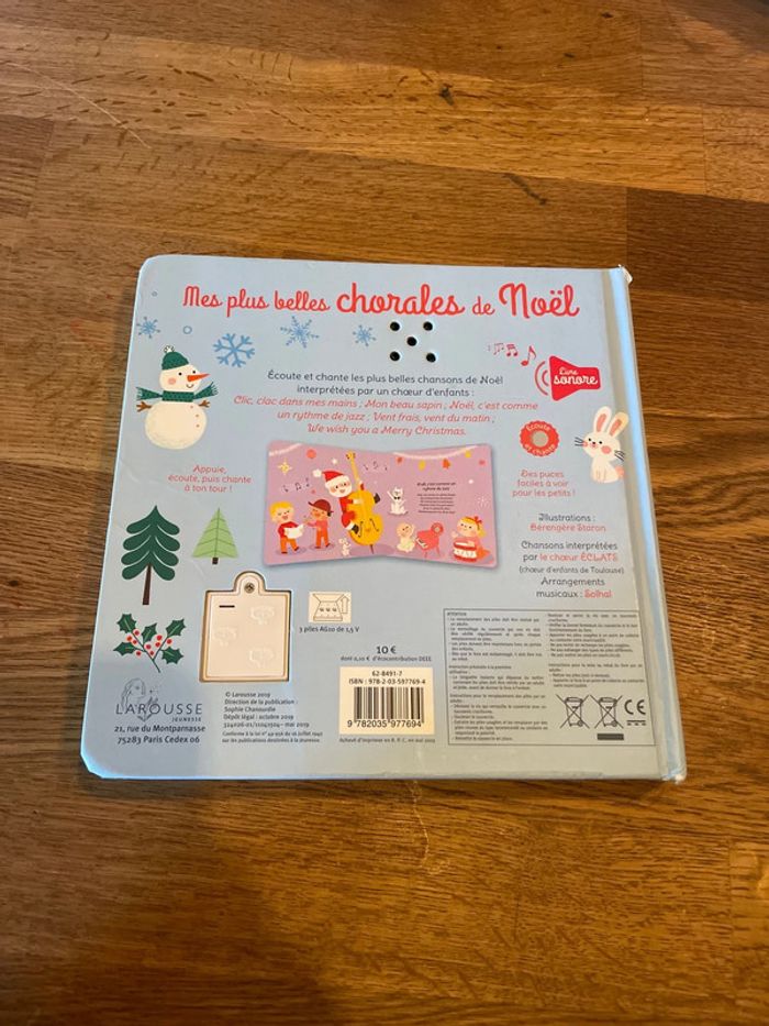 Livre sonore Mes plus belles chorales de Noël - photo numéro 3