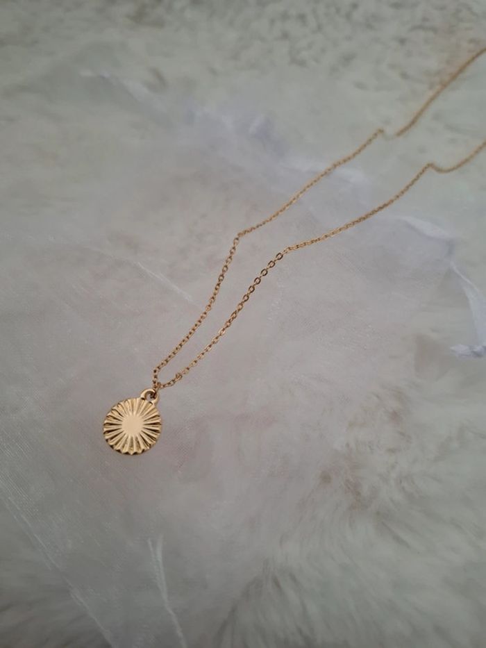 Collier en laiton doré Côme - photo numéro 2