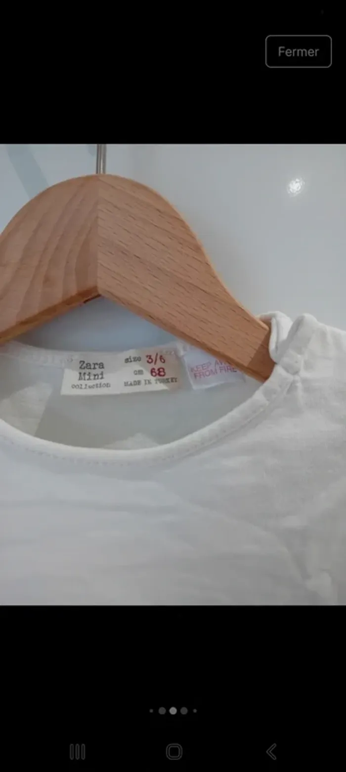 Lot de petits tee-shirts manches longues aux animaux et gilet léger à capuche en maille douce - photo numéro 13