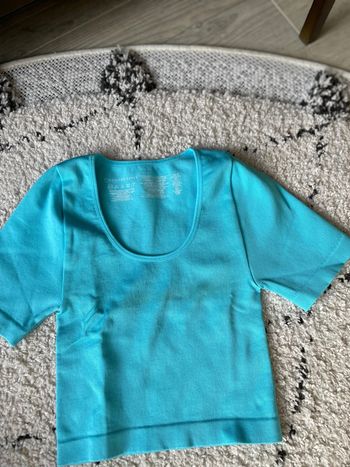 Tee-shirt ajusté bleu