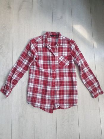 Chemise à Carreaux Rouge et Blanc