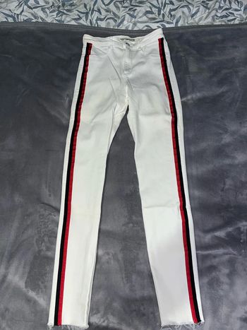 Jeans slim blanc femme Zara 36 S