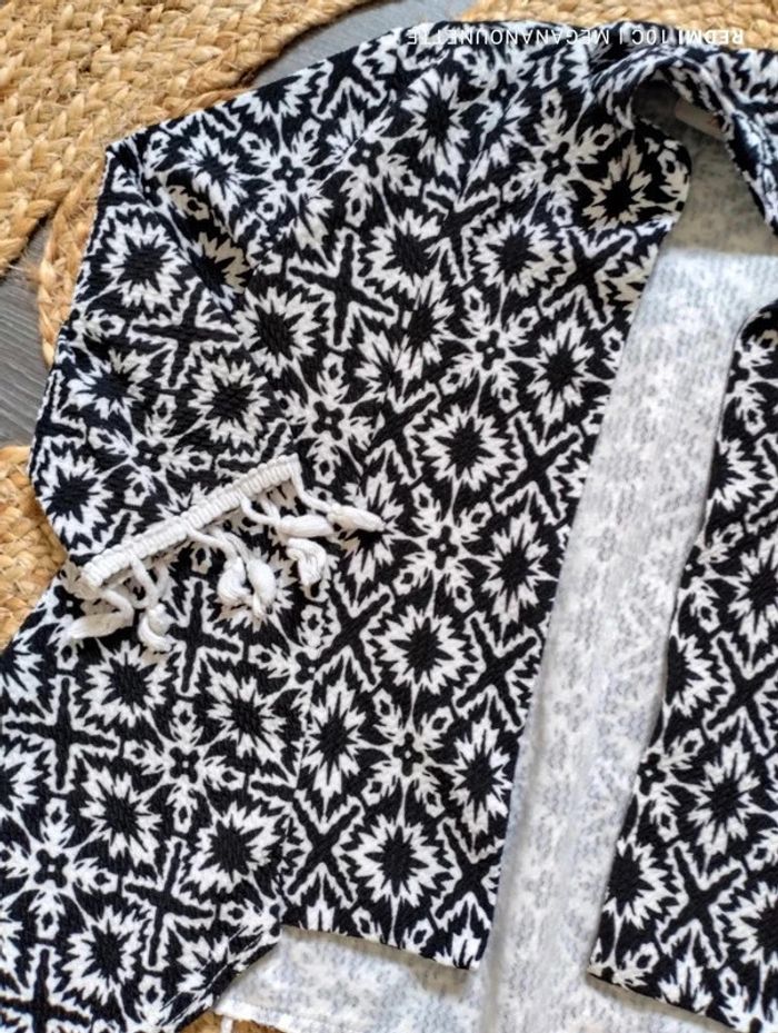 🦋 Joli gilet ouvert à frange 4 ans Boutique Parisienne - photo numéro 2