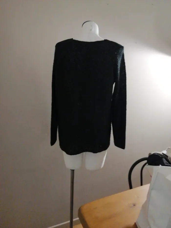 Pull noir in extenso taille 42 - photo numéro 4