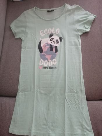 Tee-shirt nuit 10 ans 