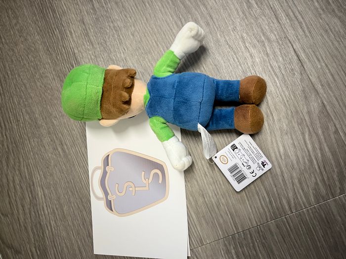 Super Mario - Peluche Luigi - photo numéro 2