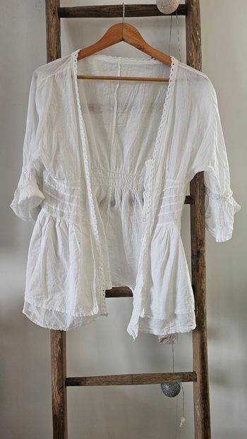 Surchemise blanche taille 38 M