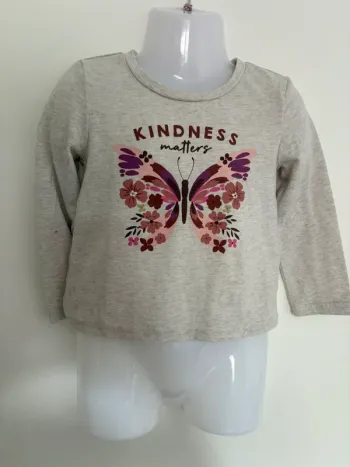 T-shirt papillon Primark – Taille 2/3 ans