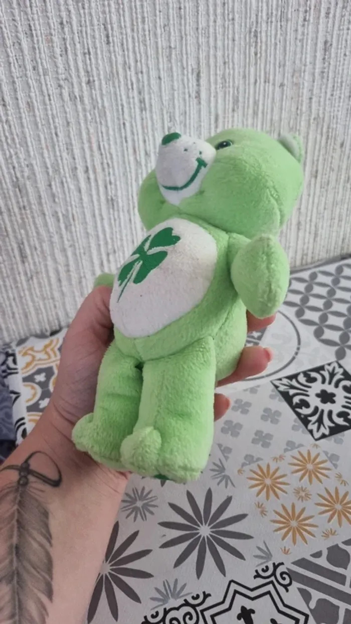 Peluche bisounours vert - photo numéro 9