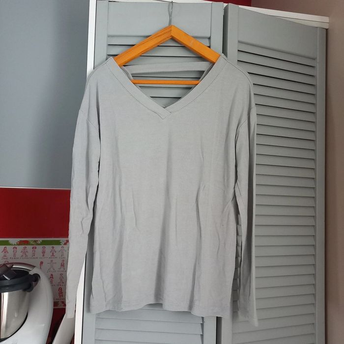 Pull fin gris esprit