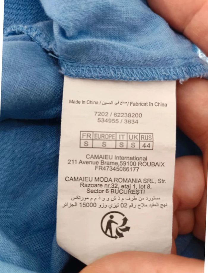 Robe chemise Camaïeu taille S - photo numéro 7