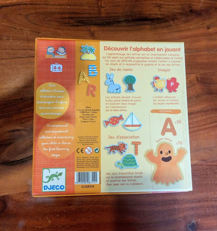 Jeu Djeco "Jeux de lettres" - photo numéro 2